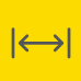 pictogramme d'une distance